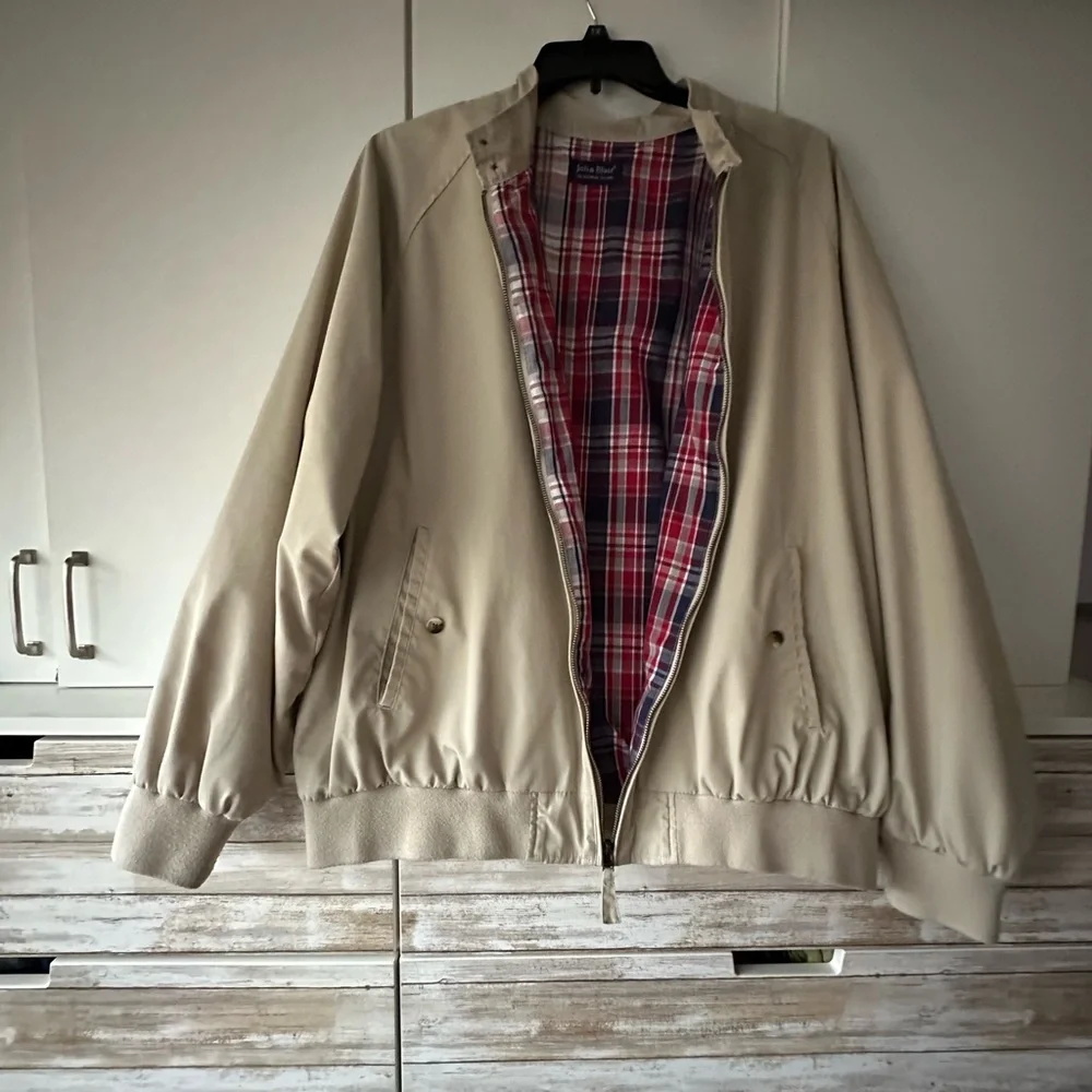 Classic Beige Bomber Jacket